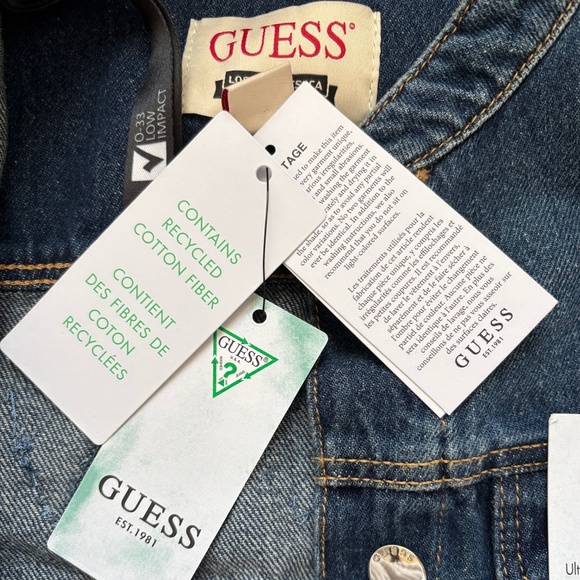 Guess Women's Delya Korean Trucker Denim Jacket - Picture 9 of 14